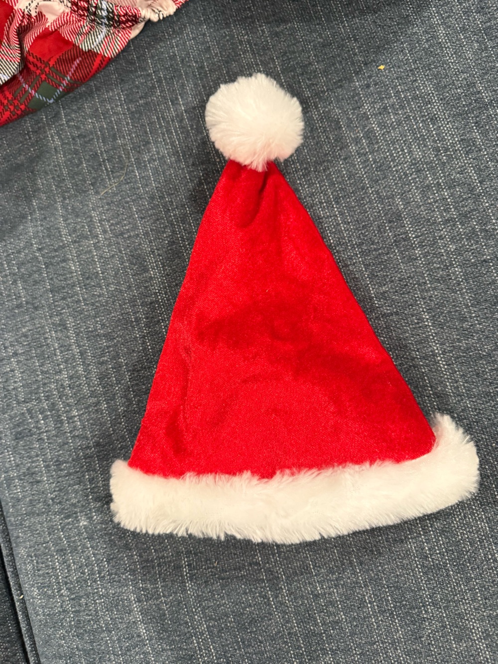 Kids Red Santa Hat with White Trim - Holiday Accessory